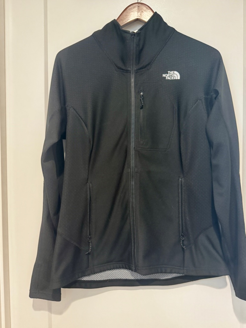 The North Face Black Logo Light Weight Full Zip
